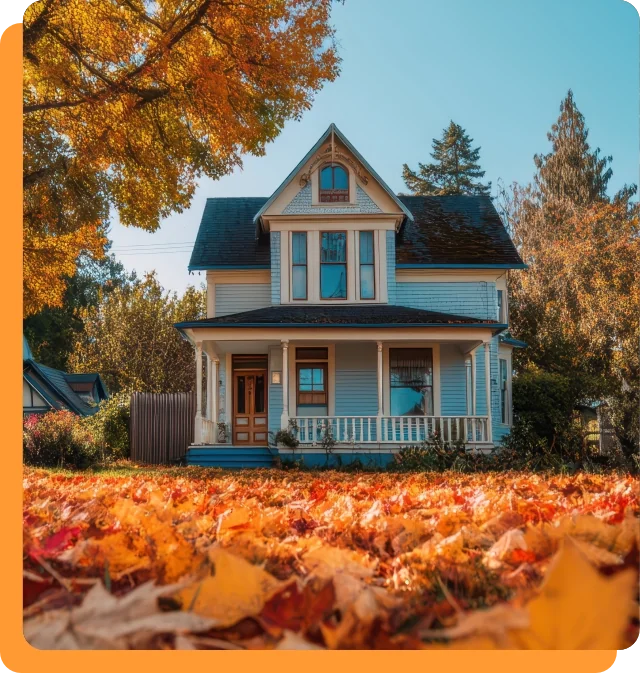 Colorado Springs home in autumn, cared for by Affordable Services