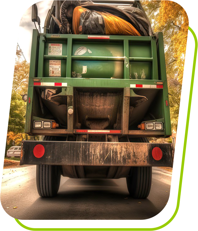 Affordable Services crew loading demolition debris into a haul-away truck in Colorado Springs