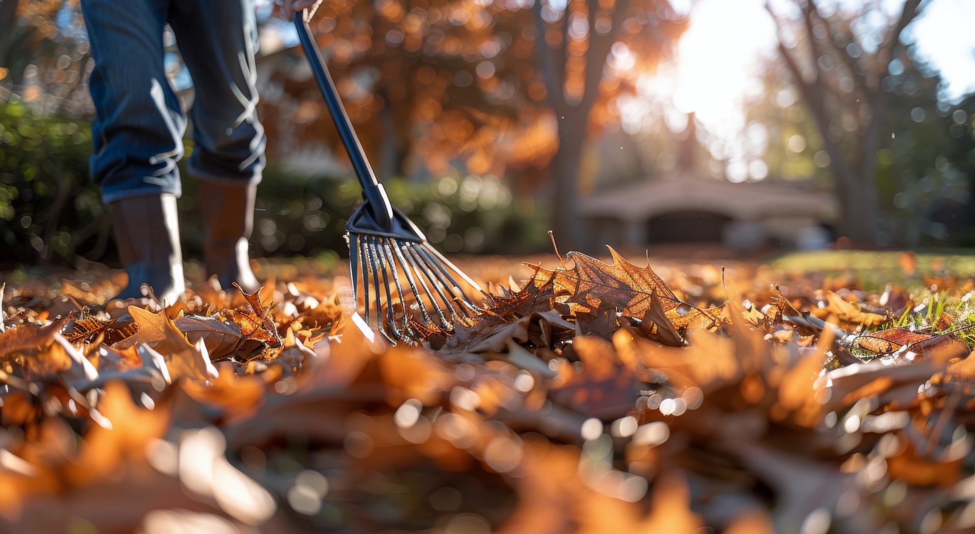 Raking Autumn Leaves